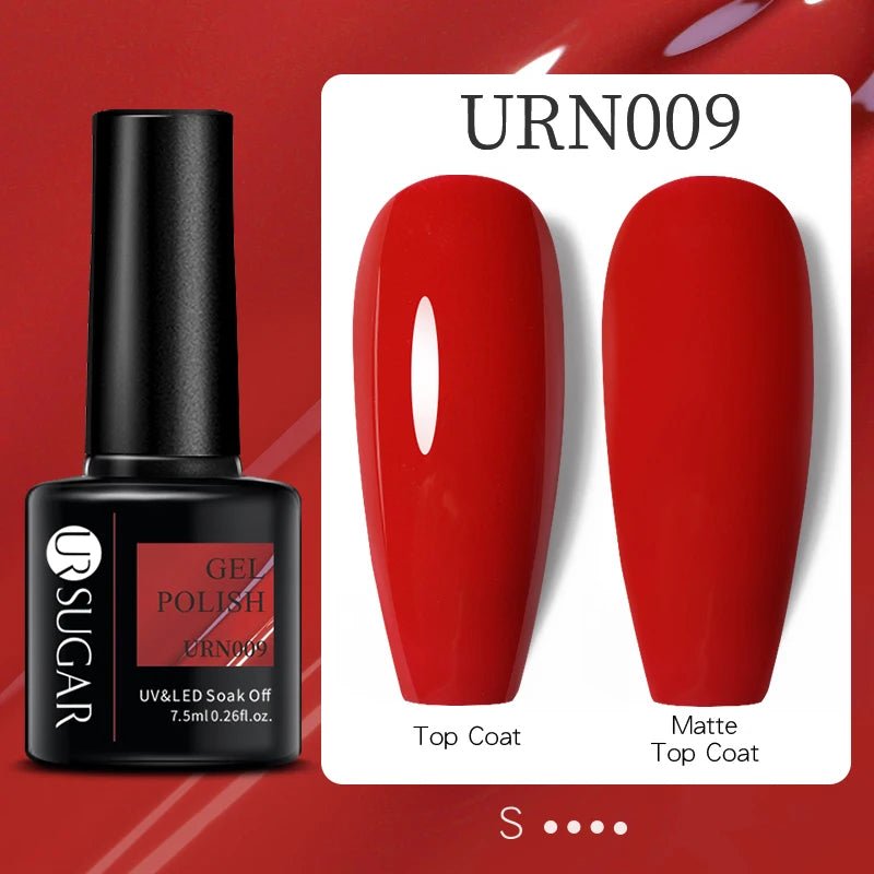 UR SUGAR 7ml Glitter UV Gel Nail Polish Glitter Sequins Soak Off UV Gel Varnish Colorful Nail Gel Polish DIY Nail Art Polish - FASTSHOPP👜