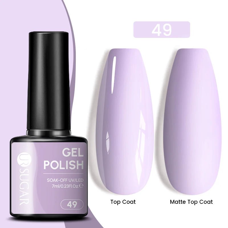 UR SUGAR 7ml Glitter UV Gel Nail Polish Glitter Sequins Soak Off UV Gel Varnish Colorful Nail Gel Polish DIY Nail Art Polish - FASTSHOPP👜