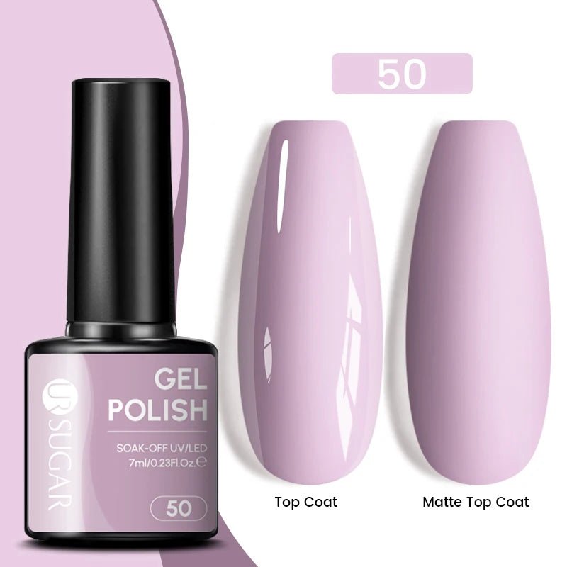 UR SUGAR 7ml Glitter UV Gel Nail Polish Glitter Sequins Soak Off UV Gel Varnish Colorful Nail Gel Polish DIY Nail Art Polish - FASTSHOPP👜