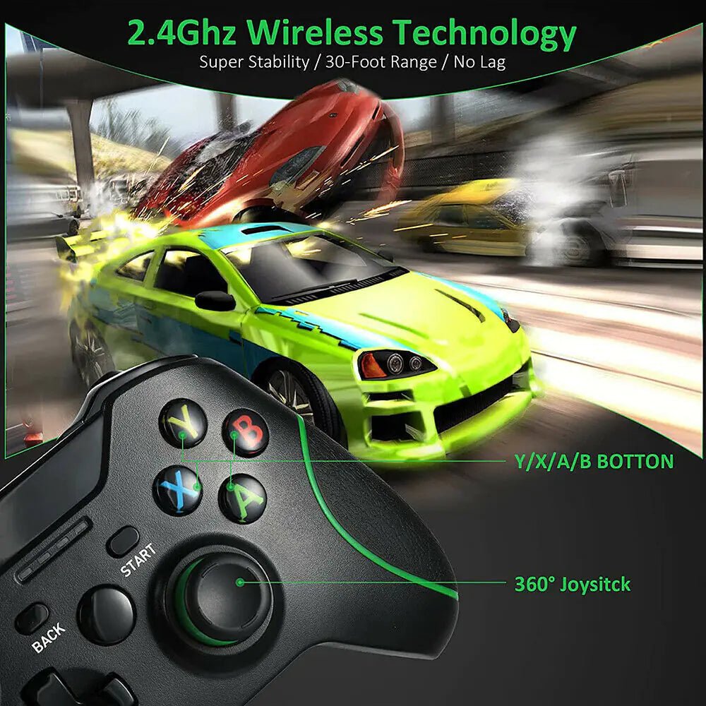Wireless Controller For Microsoft Xbox One / S / X / E / Windows 7 8 10 PC 2.4G - FASTSHOPP👜