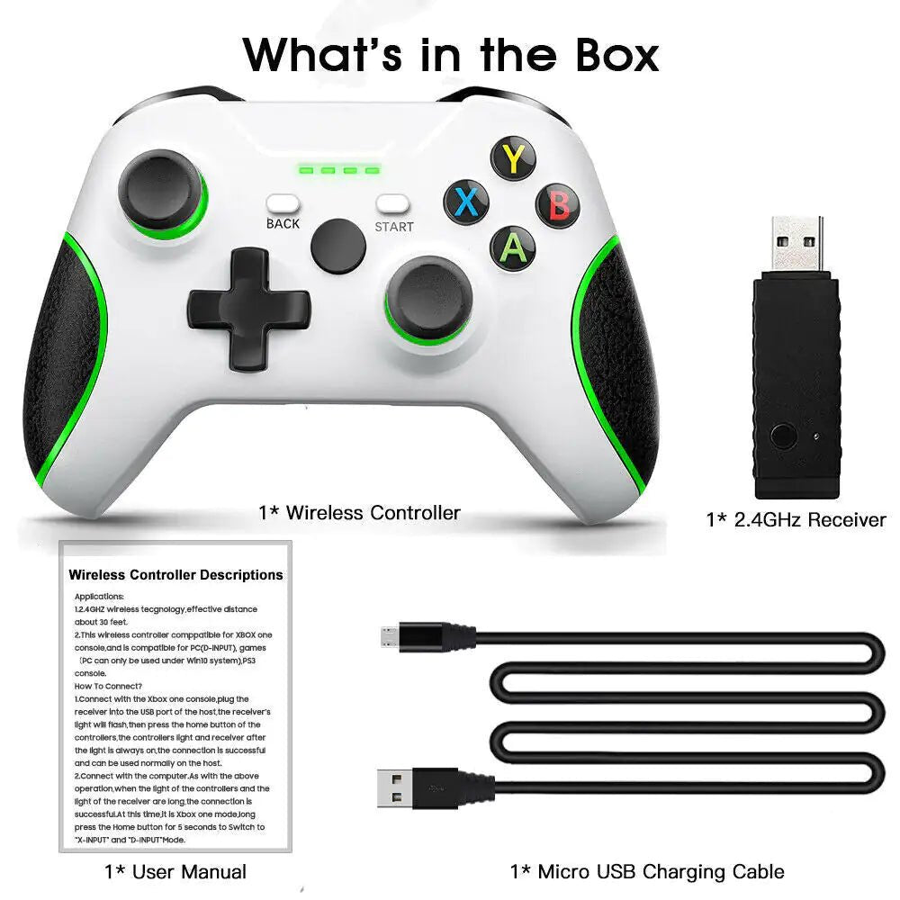 Wireless Controller For Microsoft Xbox One / S / X / E / Windows 7 8 10 PC 2.4G - FASTSHOPP👜