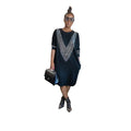 YZ1224 Women's Casual Loose Dress for Fall/Winter - FASTSHOPP👜